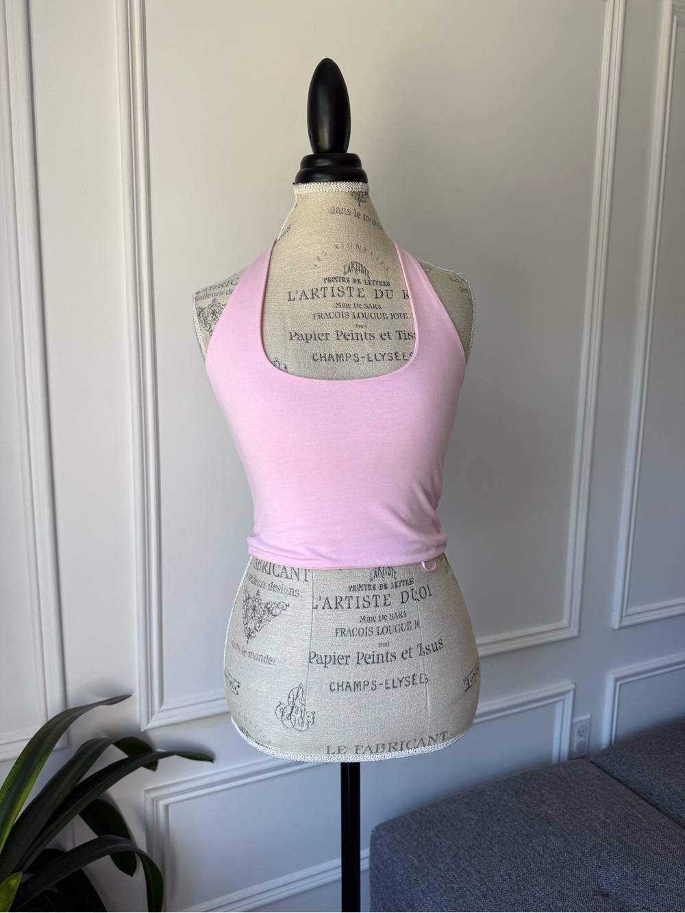 Better together Pink Halter Crop Top